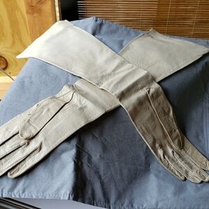 Van Raalte Leather Gloves Vintage Glamor Length